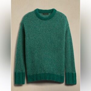 Banana Republic Andi Alpaca Oversized Sweater Emerald Green Size Small